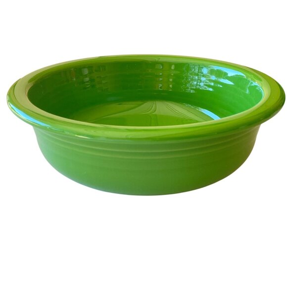 Fiestaware Shamrock Green pedestal serving bowl set of 2 Discontinued vegetables - Picture 7 of 10